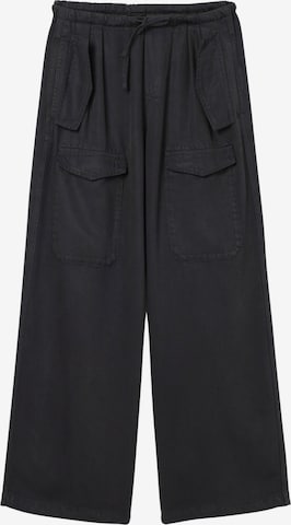 Wide leg Pantaloni di Desigual in nero: frontale