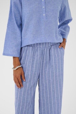 CULTURE Loose fit Trousers in Blue