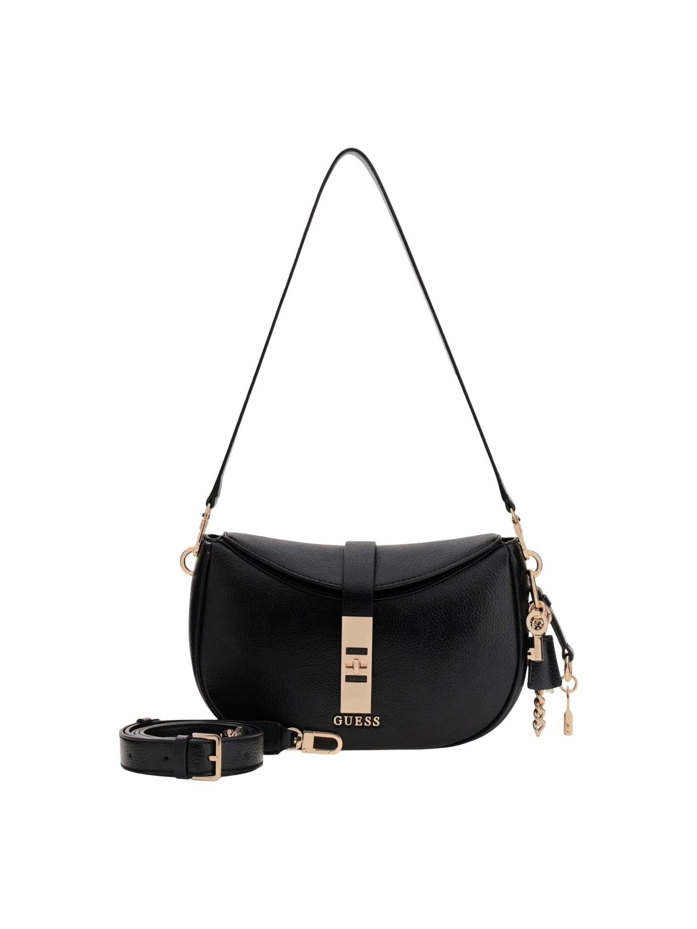 GUESS Shoulder bag 'BROOKE SHOULDER BAG HWBG98 97180' in Black: front