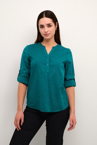 Kaffe Blouse 'silona' in Blauw: voorkant