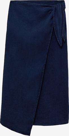 MANGO Spódnica 'Milos' w kolorze niebieski: przód