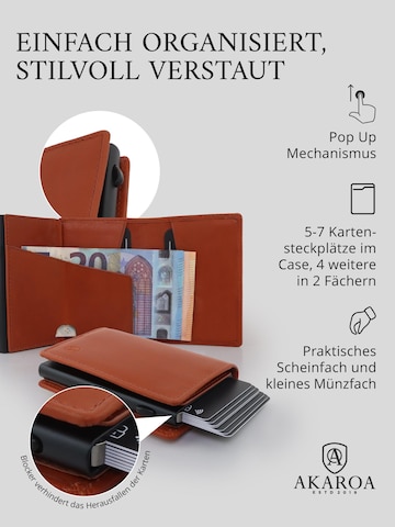 Akaroa Wallet 'Slim Wallet Pelle II' in Brown