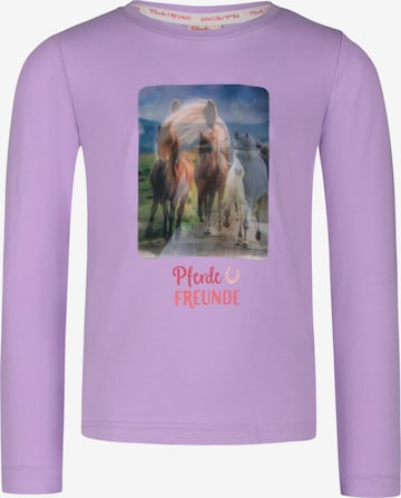 PFERDEFREUNDE Shirt in Purple: front