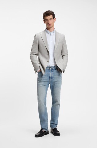 BOSS Slim Fit Sakko 'Hutson' in Grau