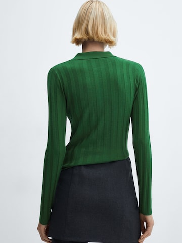 MANGO Sweater 'LUKAPOL' in Green