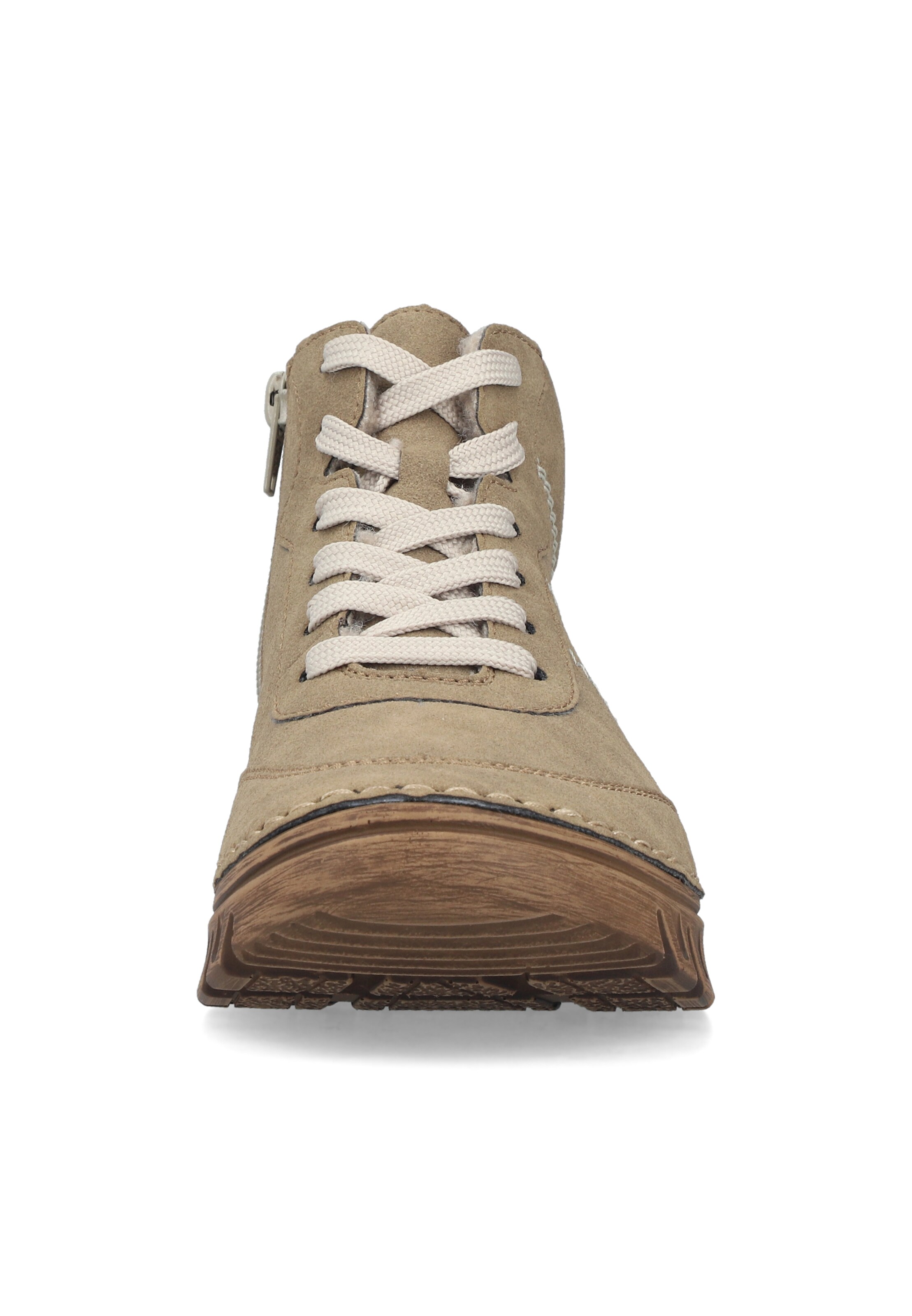 Bottines à lacets Rieker en beige