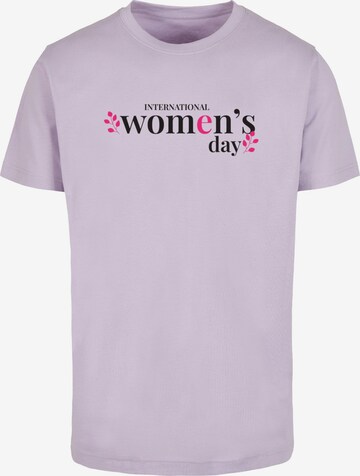 T-Shirt 'International Women's Day 5' Merchcode en violet : devant