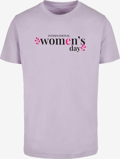 Maglietta 'International Women's Day 5' Merchcode di colore lilla chiaro / rosa / nero, Visualizzazione prodotti