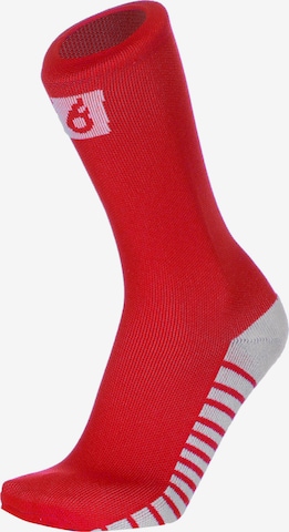 Chaussettes de sport OUTFITTER en rouge : devant