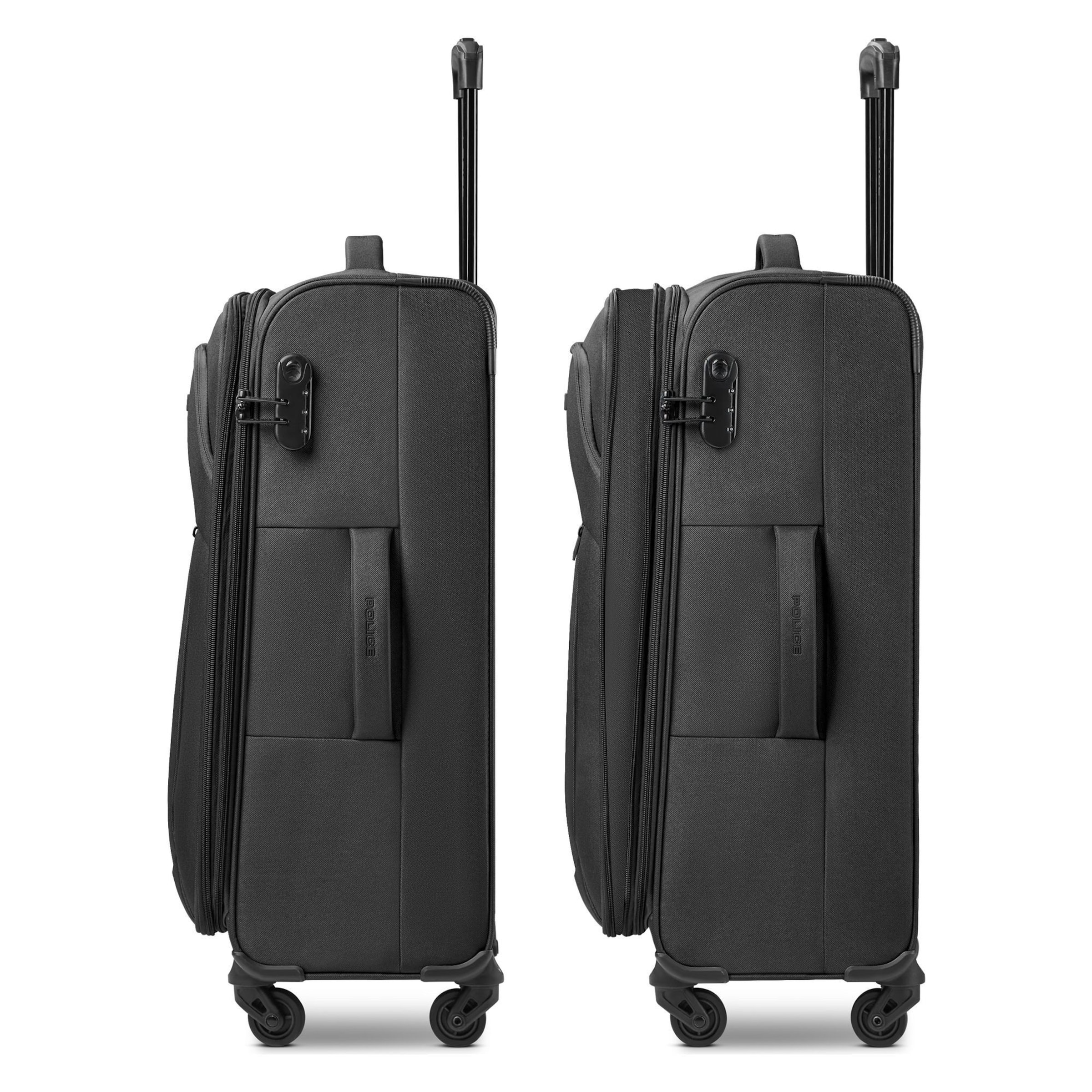 POLICE Suitcase set 'San Francisco' in Black
