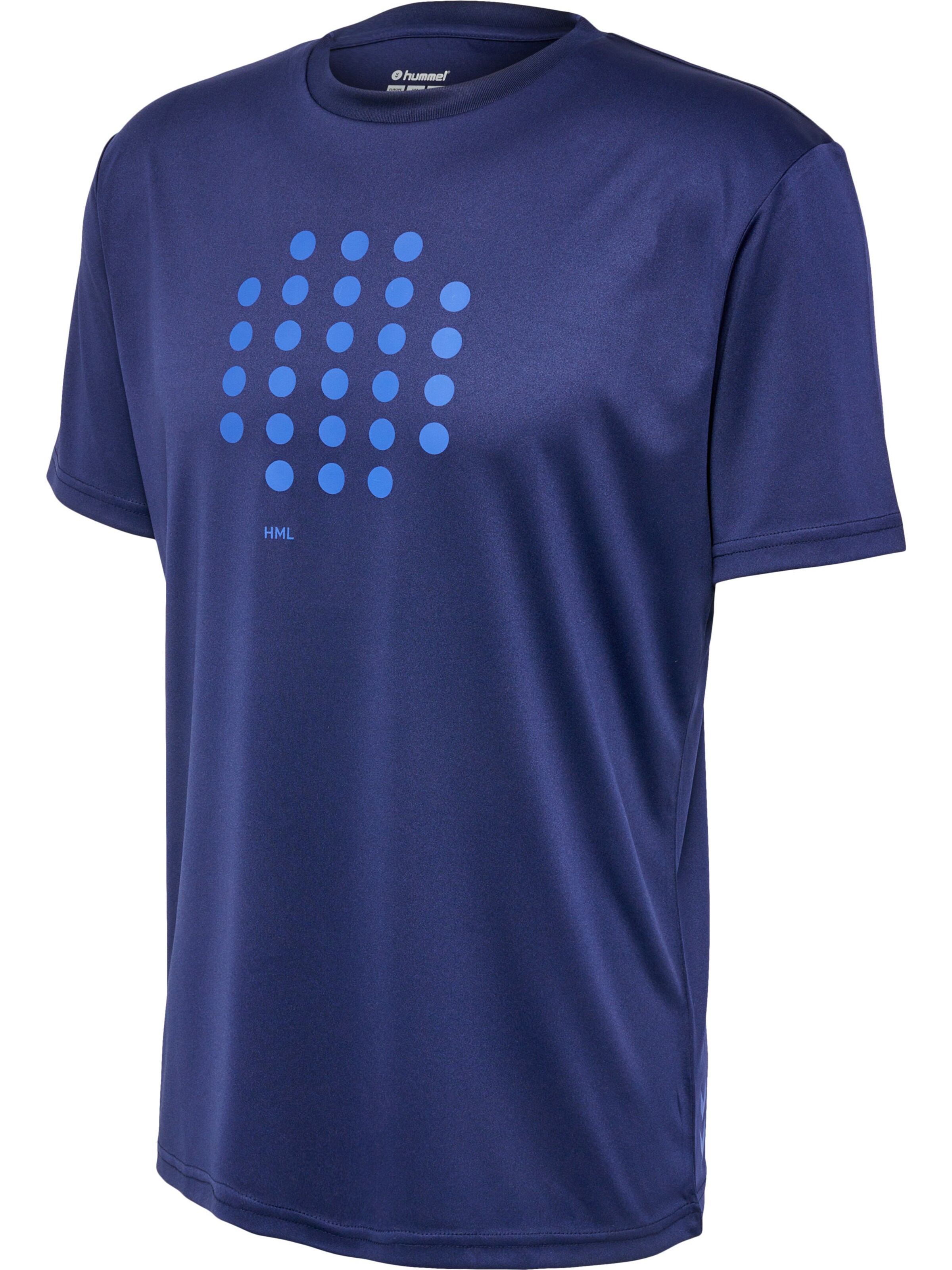 T-Shirt fonctionnel 'Court' Hummel en bleu