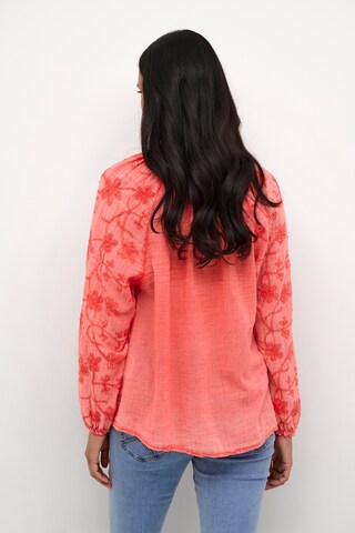Chemisier 'Gem' Cream en orange