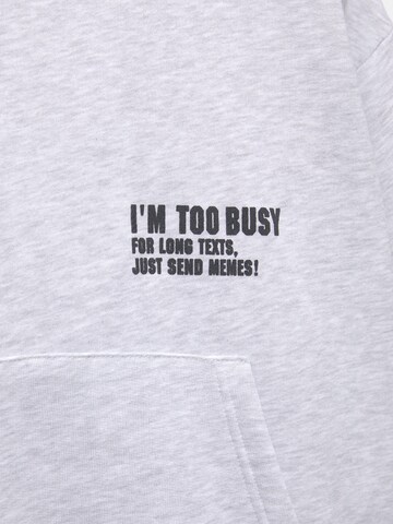 Sweat-shirt Pull&Bear en gris