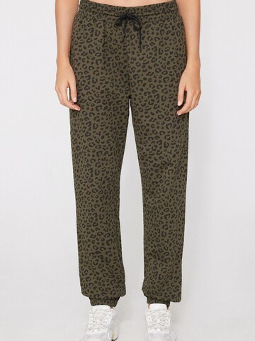 Tezenis Tapered Pants in Green: front