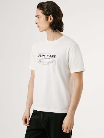 Maglietta 'Tharky' di Pepe Jeans in bianco