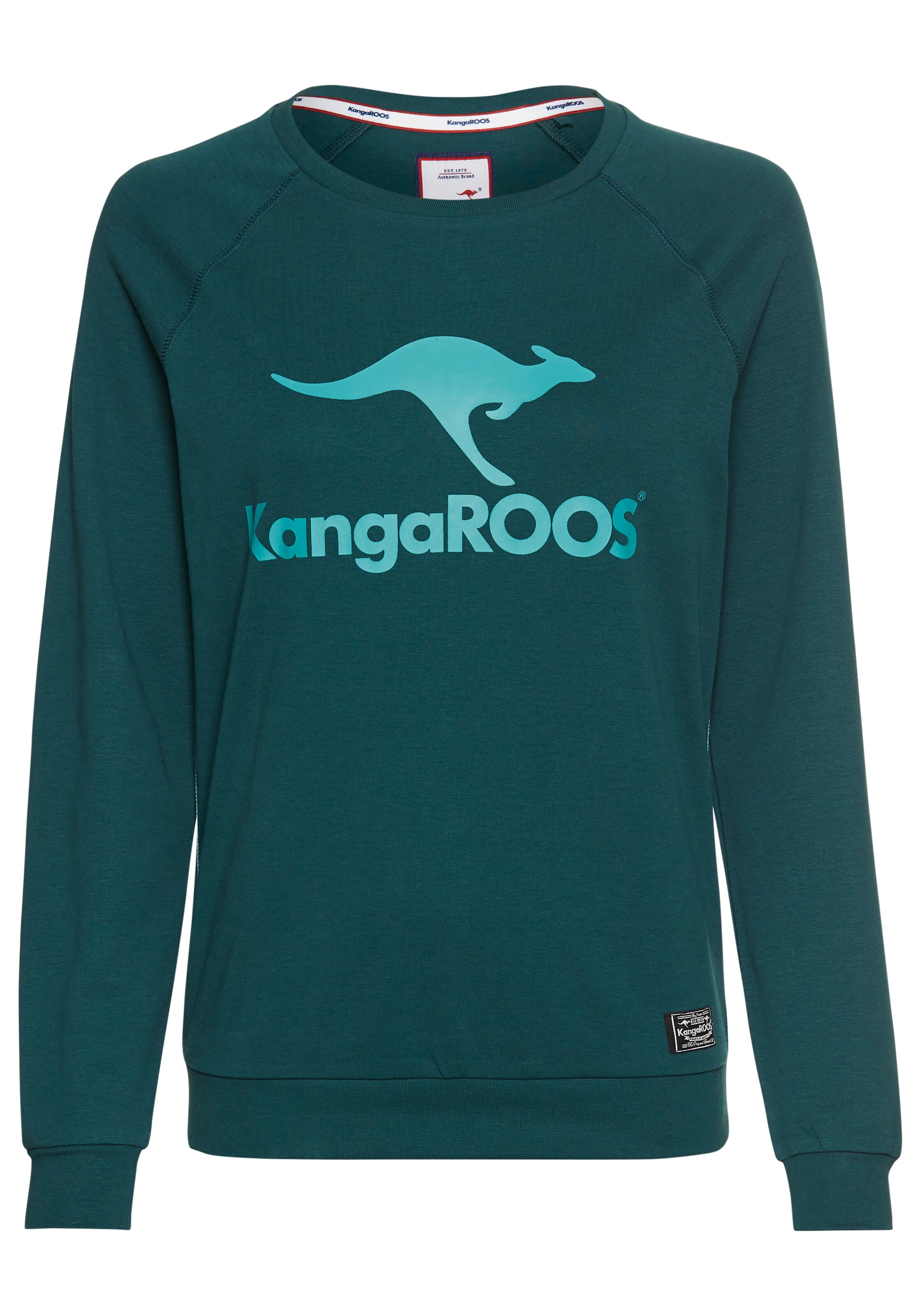 KangaROOS Sweatshirt in Grün: Vorderseite