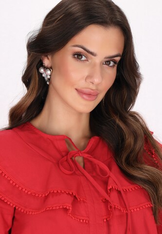 faina Bluse in Rot