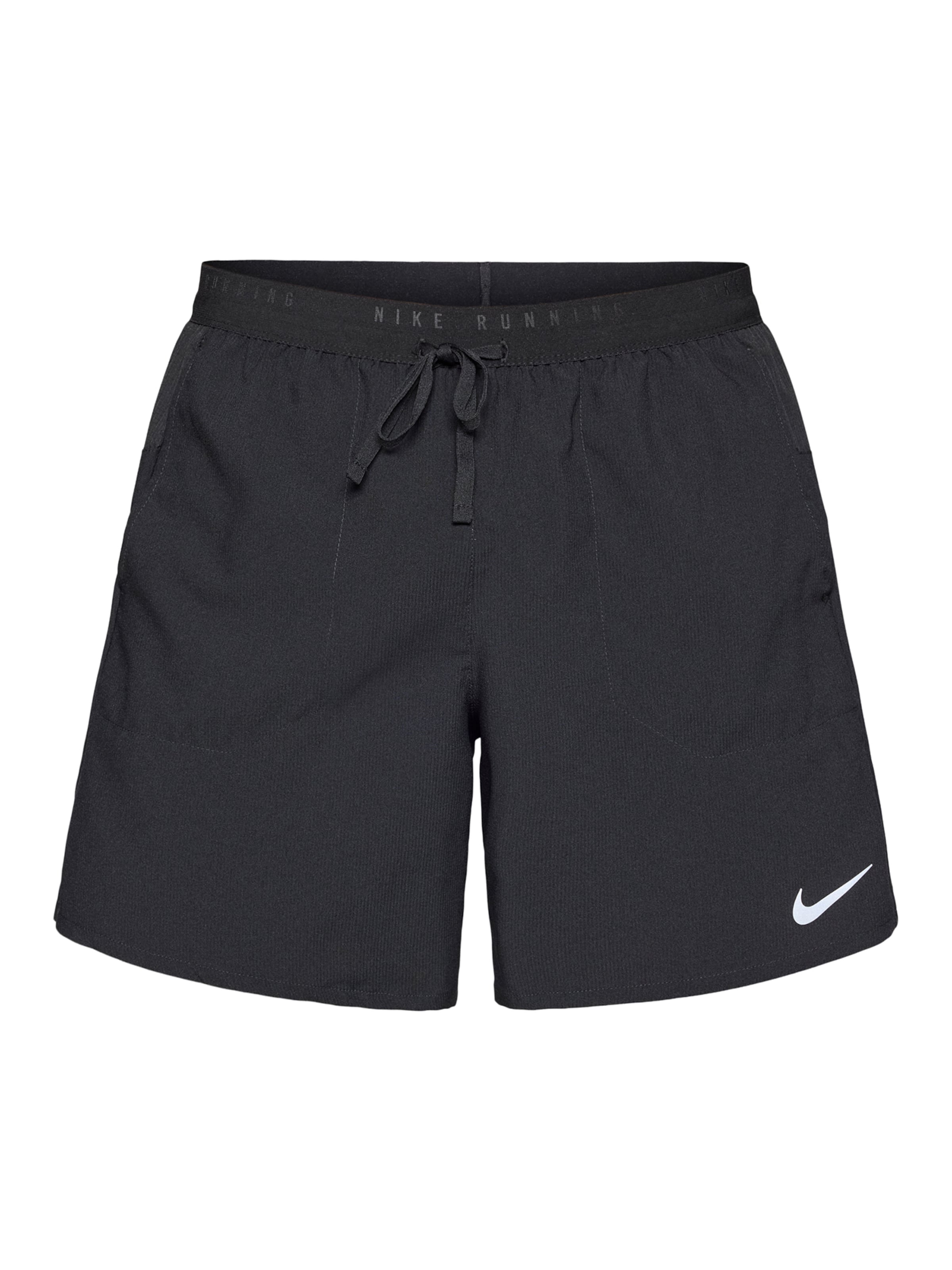 NIKE Loosefit Παντελόνι φόρμας 'M NK DF STRIDE 7IN BF SHORT' σε μαύρο: μπροστά