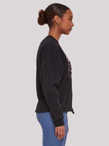 Sweat-shirt 'Cute Goth Skeleton Blowing Heart Shaped Bubbles' F4NT4STIC en noir