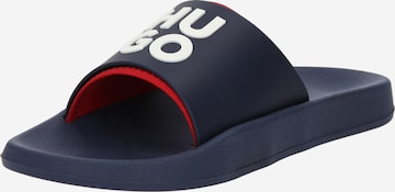 HUGO Red - Zapatos abiertos 'Nil' en azul: frente