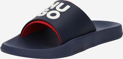 HUGO Red Zapatos abiertos 'Nil' en azul oscuro / rojo / blanco, Vista del producto