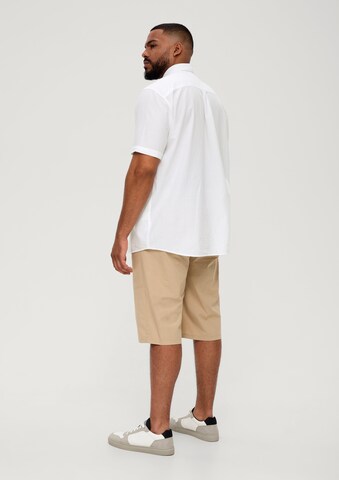 s.Oliver Men Big Sizes Regular Fit Hemd in Weiß