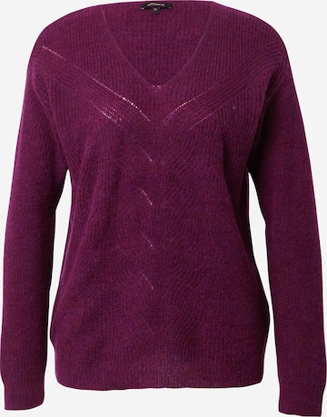 Pull-over MORE & MORE en violet : devant