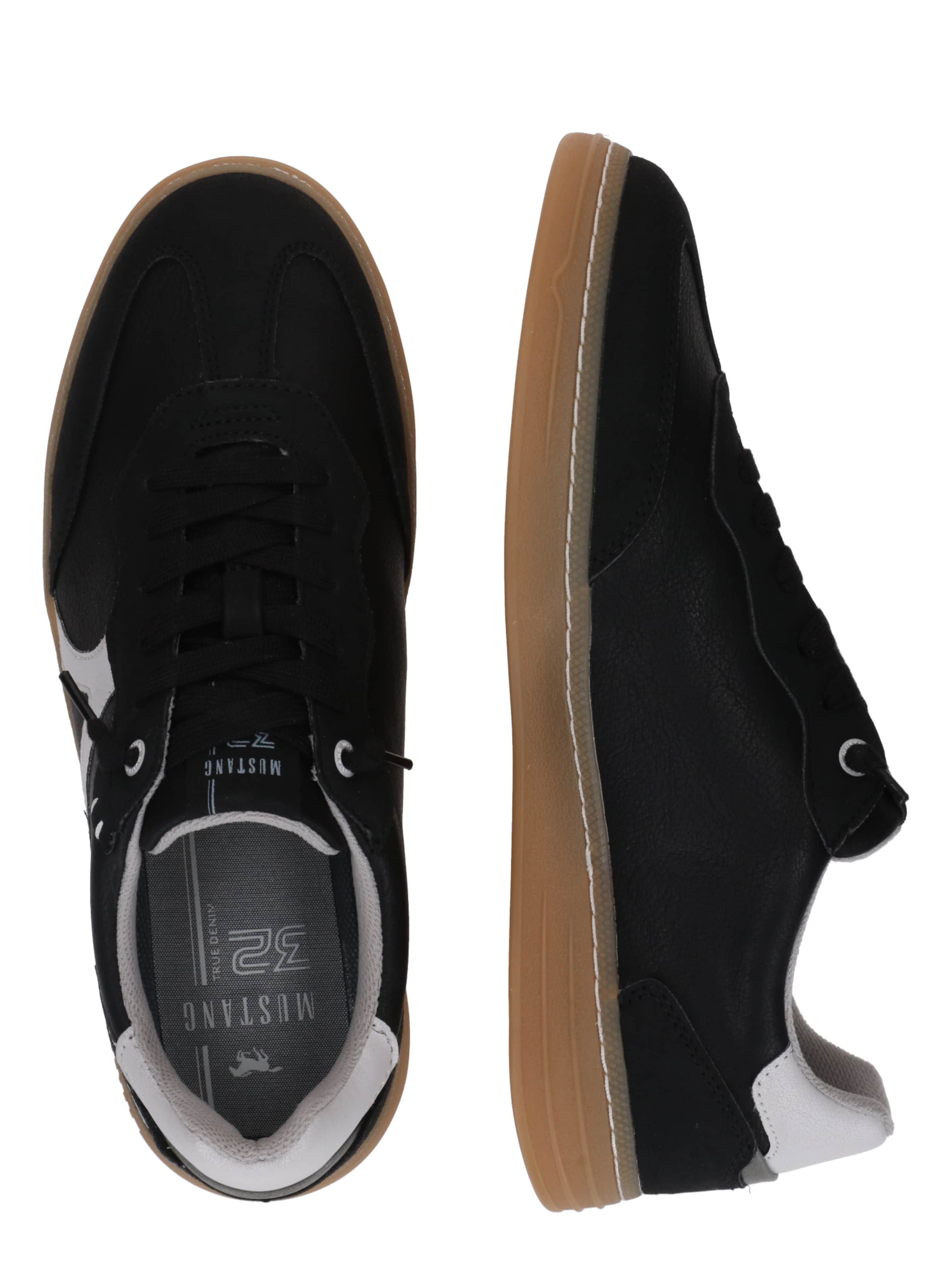 MUSTANG Tenisky – černá