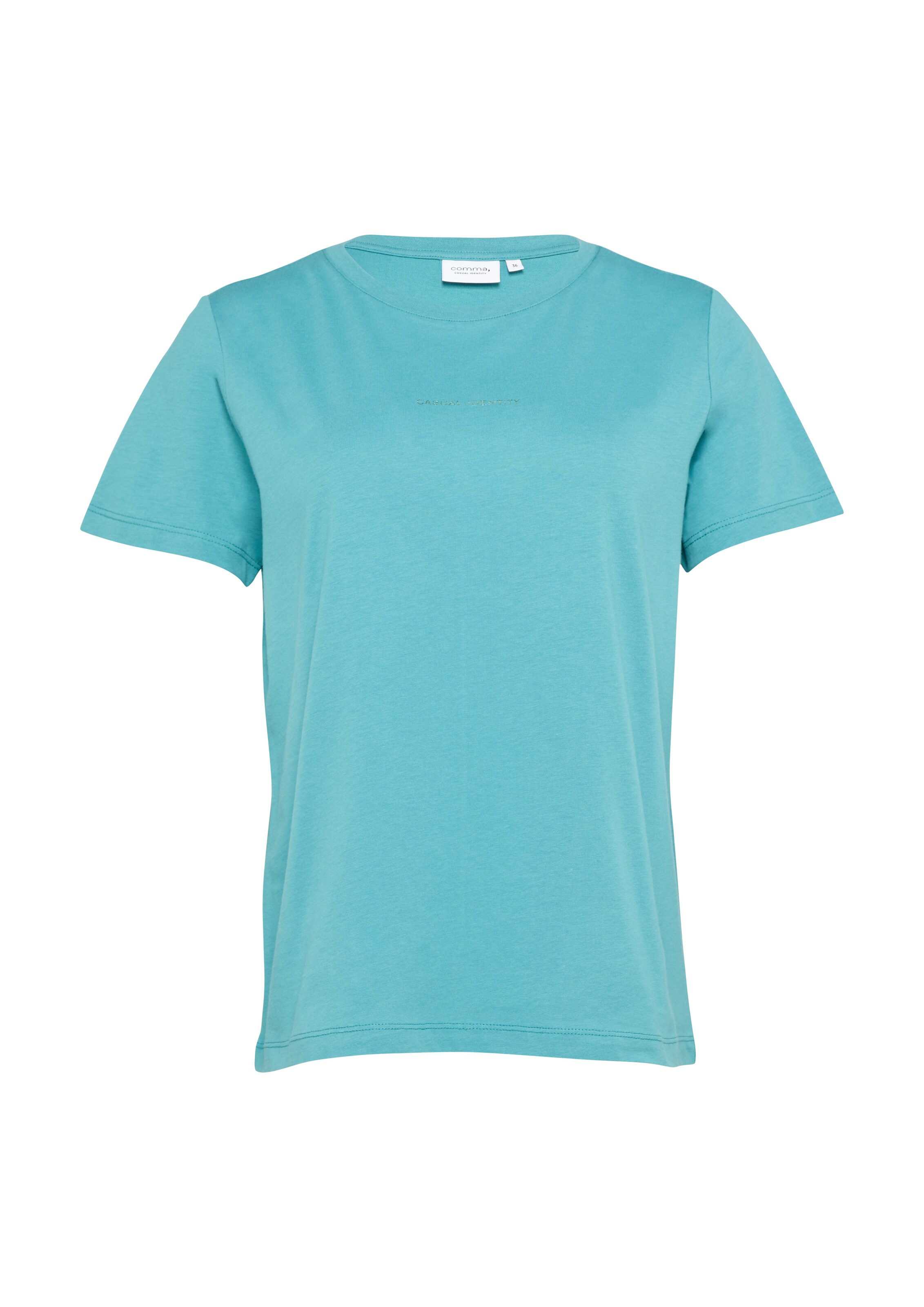T-shirt comma casual identity en bleu : devant