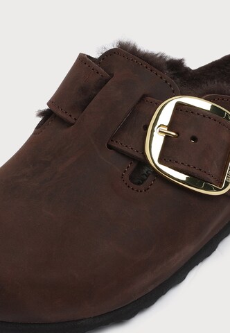 BIRKENSTOCK Slipper 'Boston' in Braun