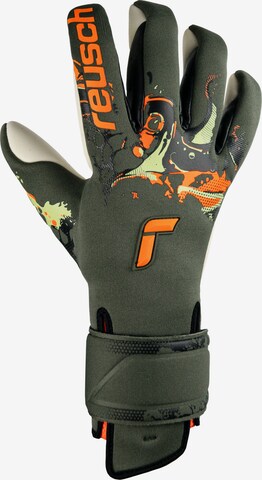 REUSCH Athletic Gloves 'Pure Contact Gold X AdaptiveFlex' in Grey