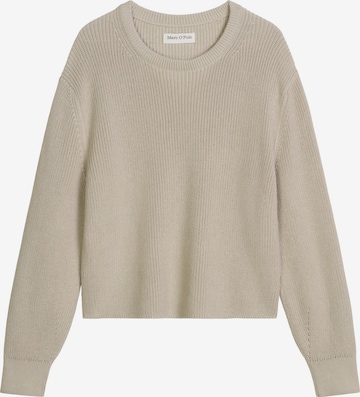 Pull-over Marc O'Polo en beige : devant
