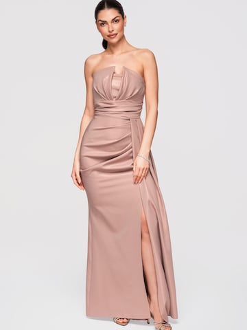 Robe de soirée Ombre en beige