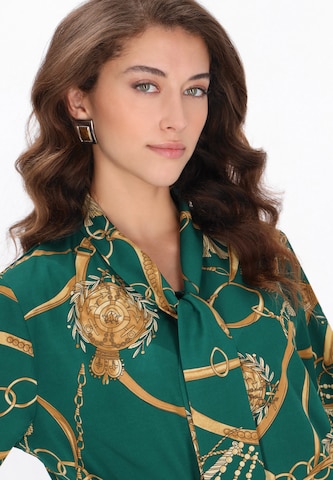 Chemisier faina en vert