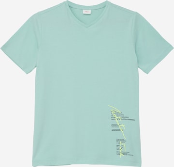 T-Shirt s.Oliver en vert : devant