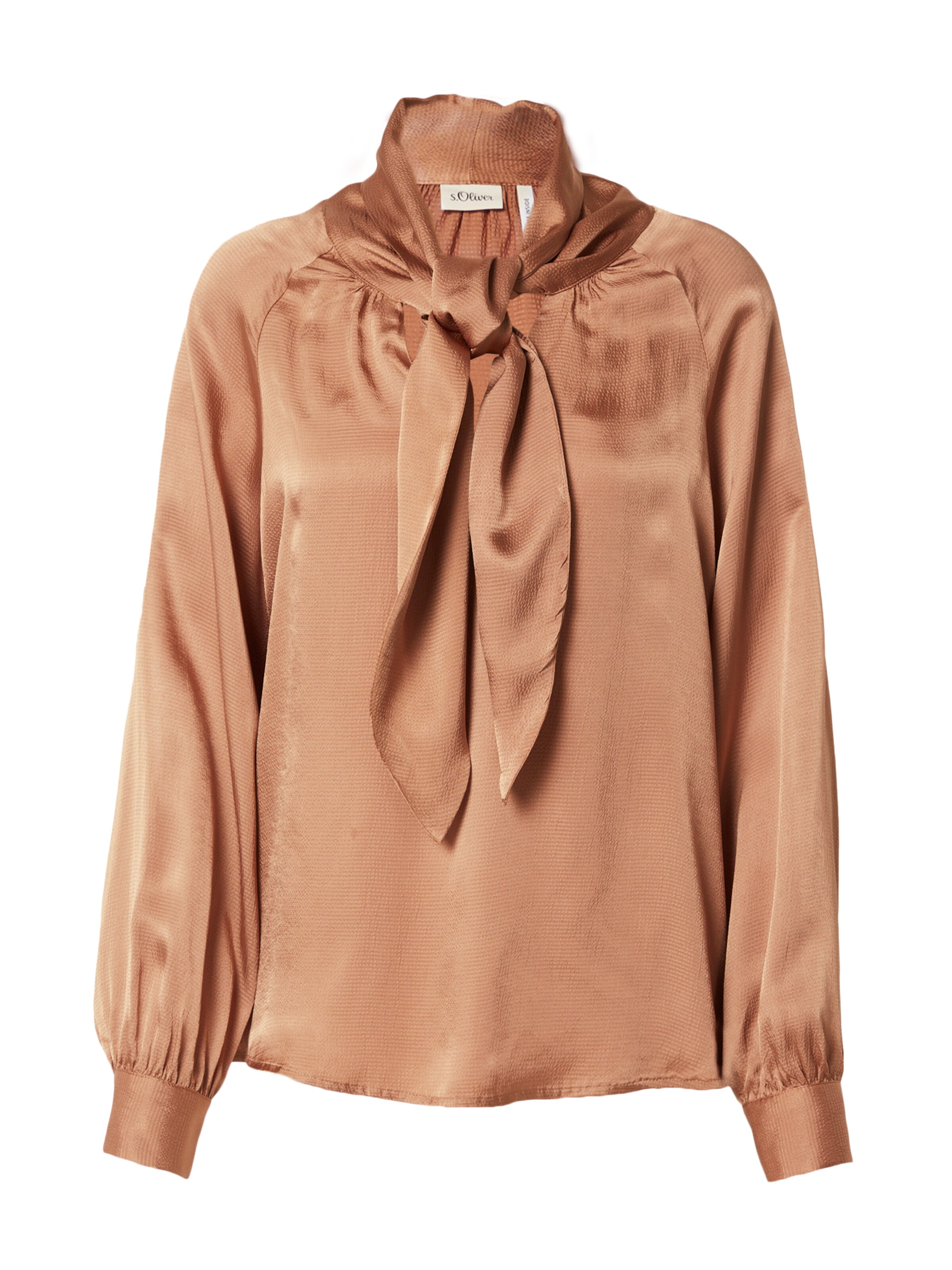 Frauen Große Größen s.Oliver BLACK LABEL Bluse in Chamois - YC77826 Frauen Große Größen s.Oliver BLACK LABEL Bluse in Chamois - YC77826