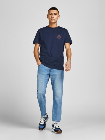 JACK & JONES T-Shirt 'Shark' in Blau