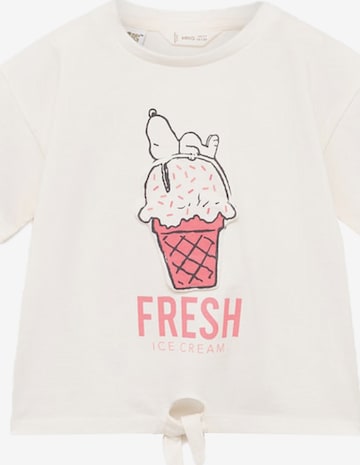 MANGO KIDS Paita 'SYFRESH' värissä valkoinen: etupuoli
