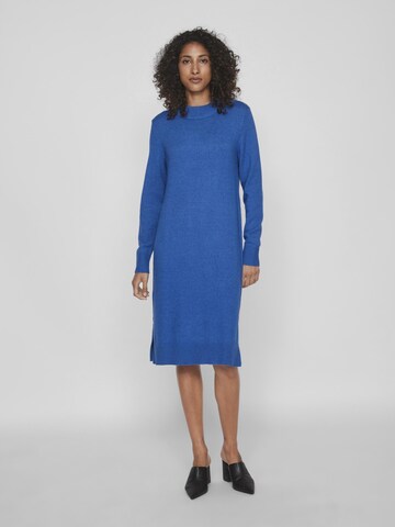 VILA Strickkleid in Blau