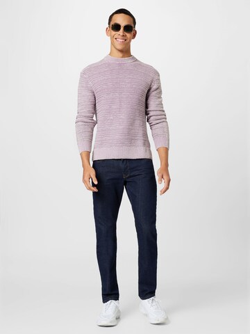 Abercrombie & Fitch Sweater in Purple