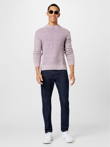 Abercrombie & Fitch Sweter w kolorze fioletowy