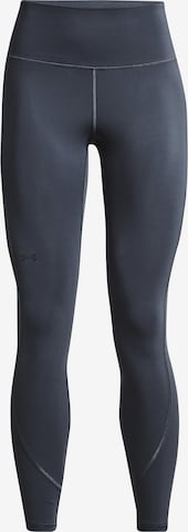 UNDER ARMOUR Skinny Workout Pants in Grey: front