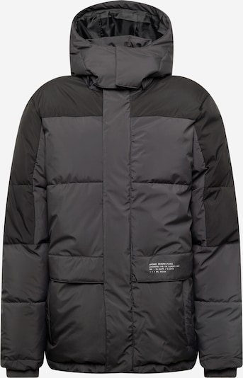 BURTON MENSWEAR LONDON Winter Jacket 'Giro Parker' in Light grey / Black, Item view