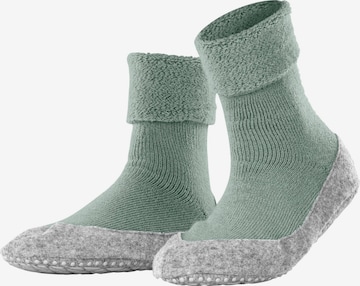FALKE Hausschuh 'Cosyshoe' in Grün: Vorderseite