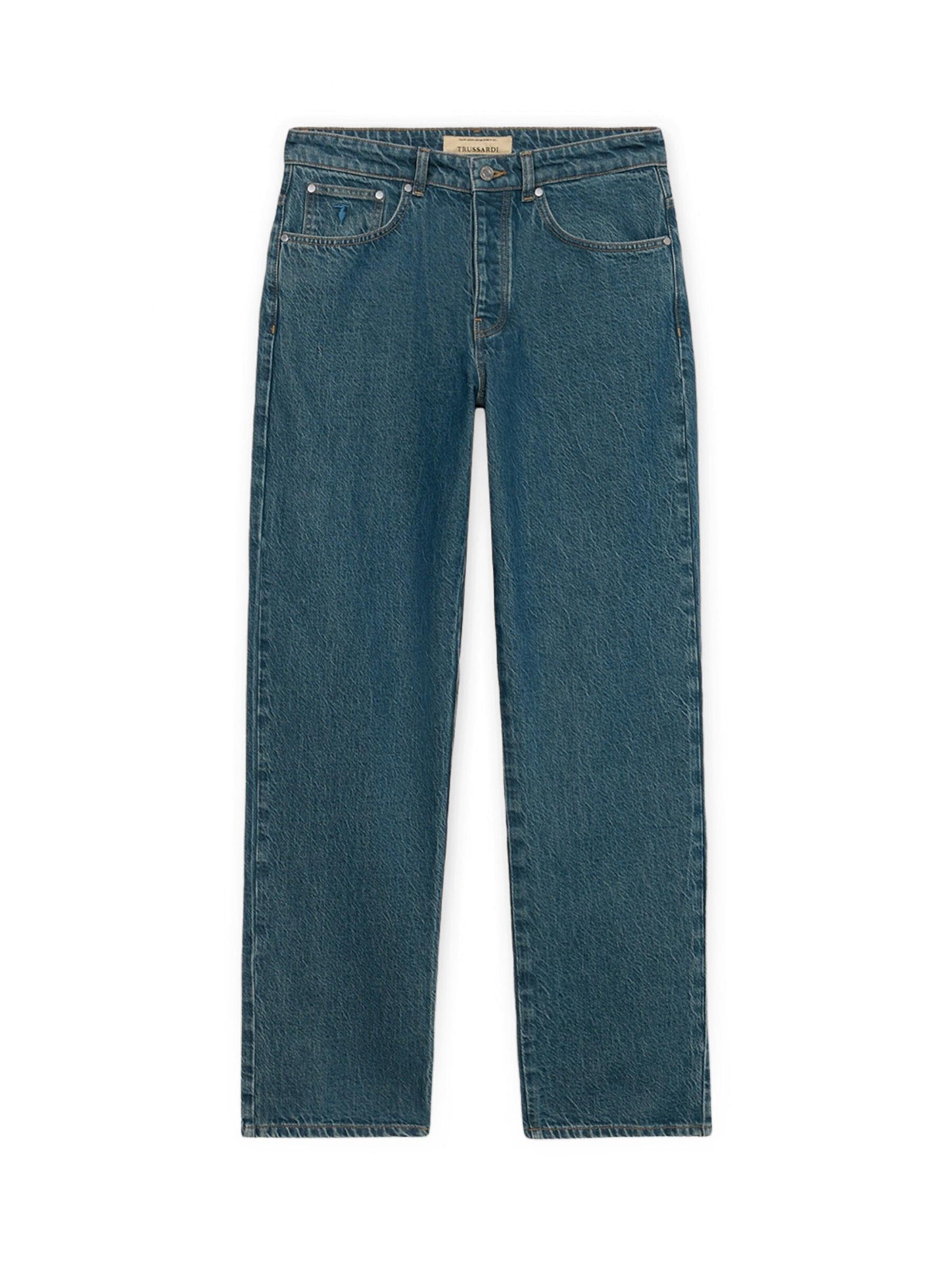Trussardi - regular Vaquero en azul: frente