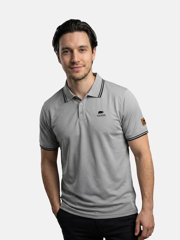 FORSBERG Shirt 'formstabiles Poloshirt' in Grey: front