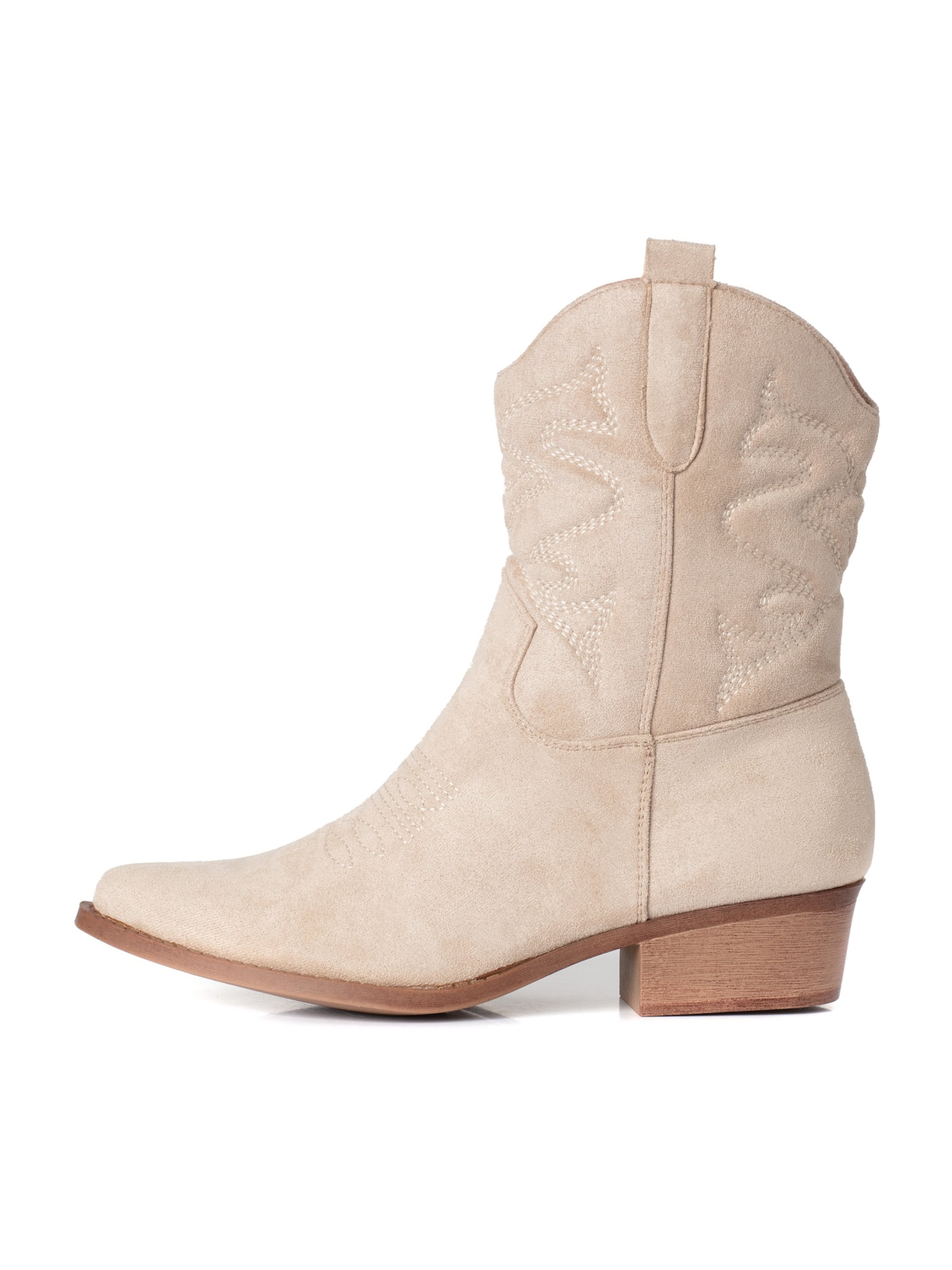 Bottes de cowboy Smile Favorites en beige : devant