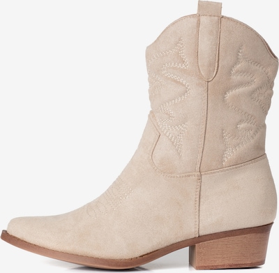 Smile Favorites Cowboystiefel in beige, Produktansicht