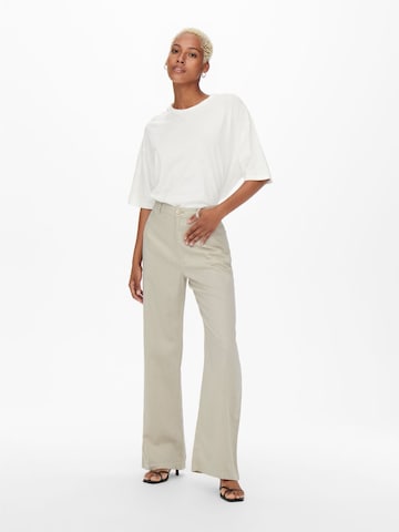 ONLY Wide leg Broek 'Hope' in Grijs