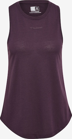 Hummel Sporttop in Lila: Vorderseite